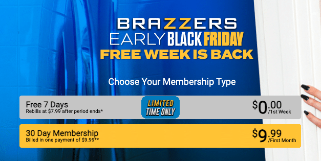 Brazzers Early Black Friday Free Trial Offer